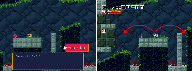 Catapulting the Player