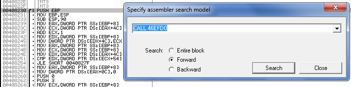Search for CALL