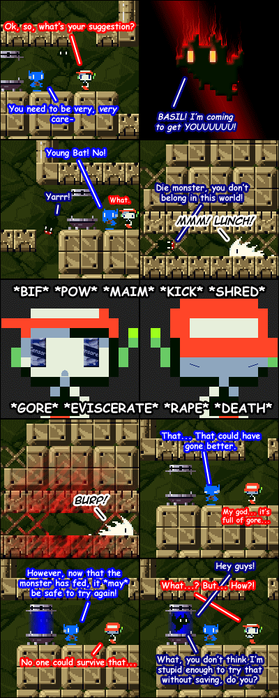 In This Strip, Someone Dies