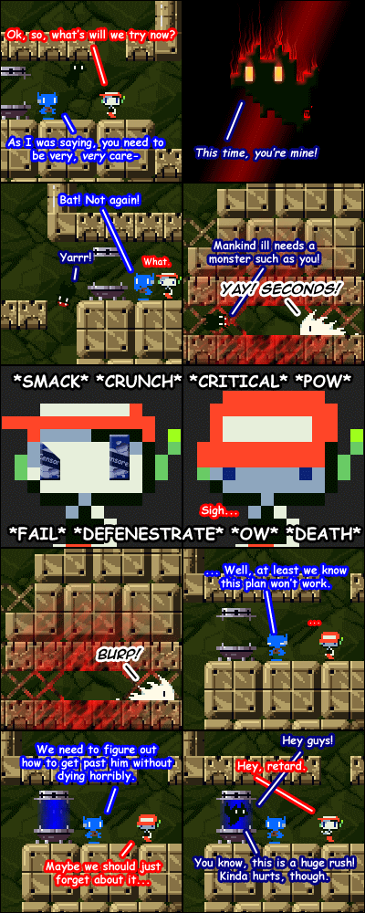 In This Strip, The Same Person Dies Again